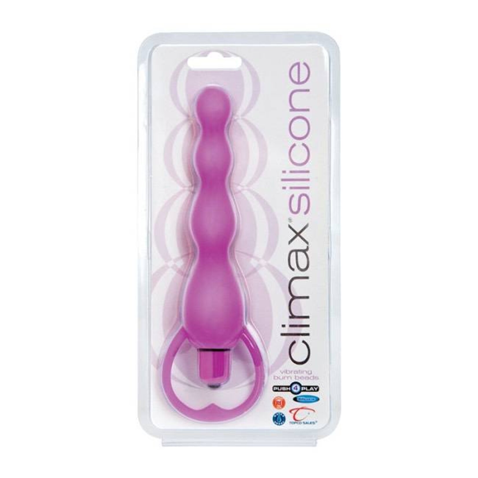 Topco Sales Climax Silicone Vibrating Bum Beads