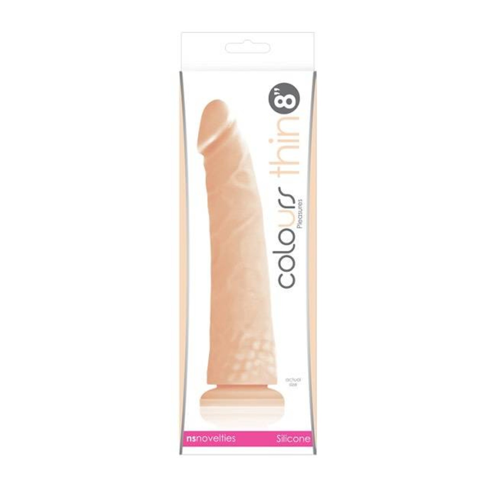 NS Novelties Colours Pleasures Thin 8" Dildo
