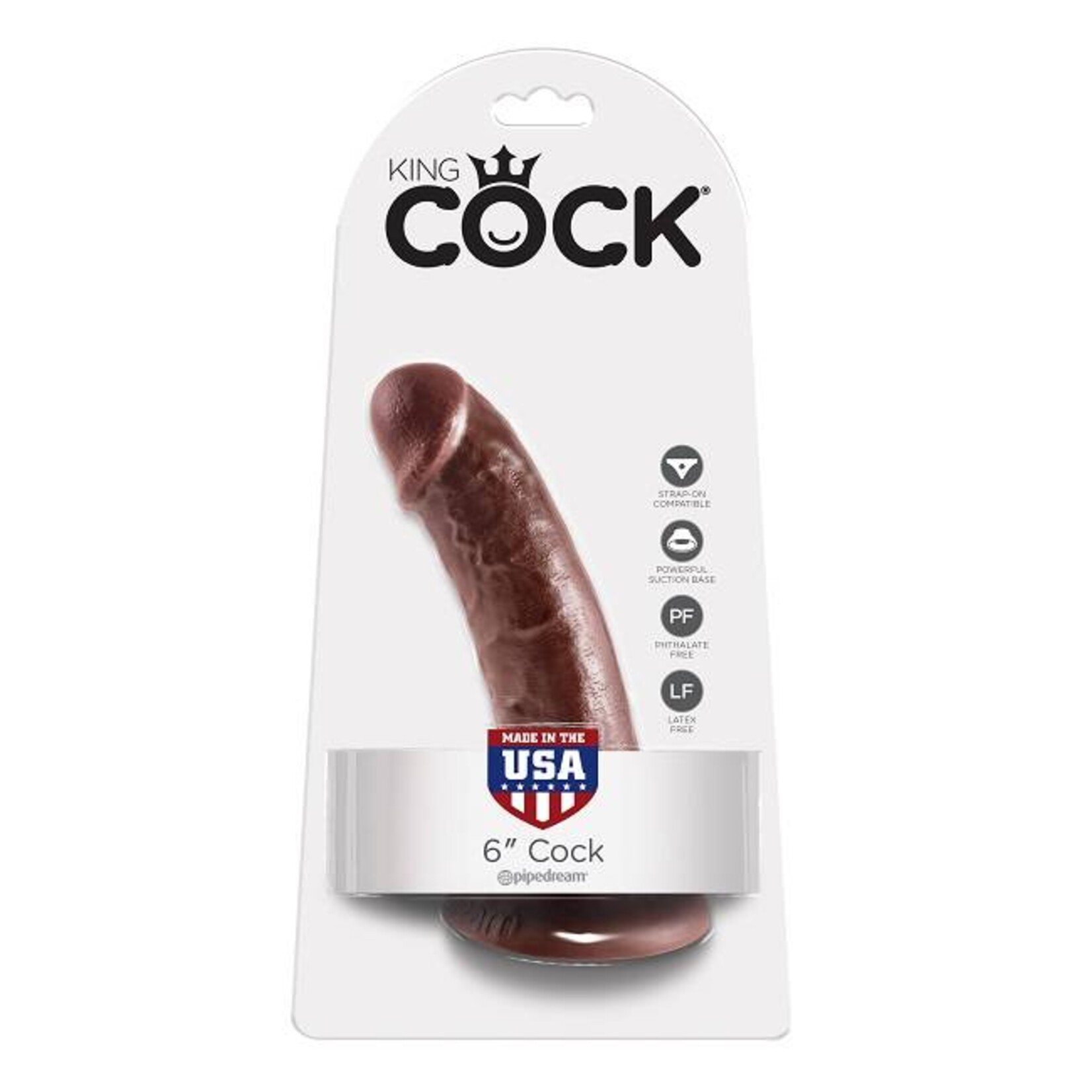 King Cock King Cock 6" Dildo