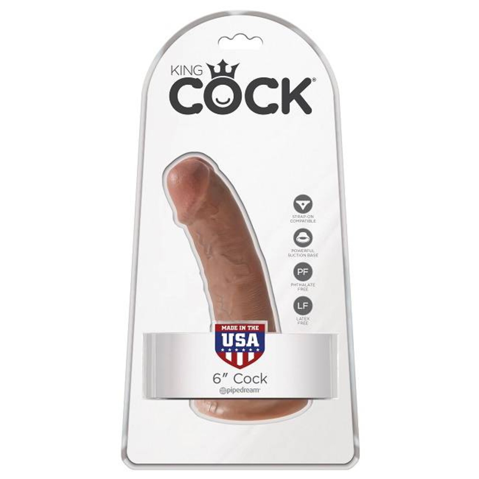King Cock King Cock 6" Dildo