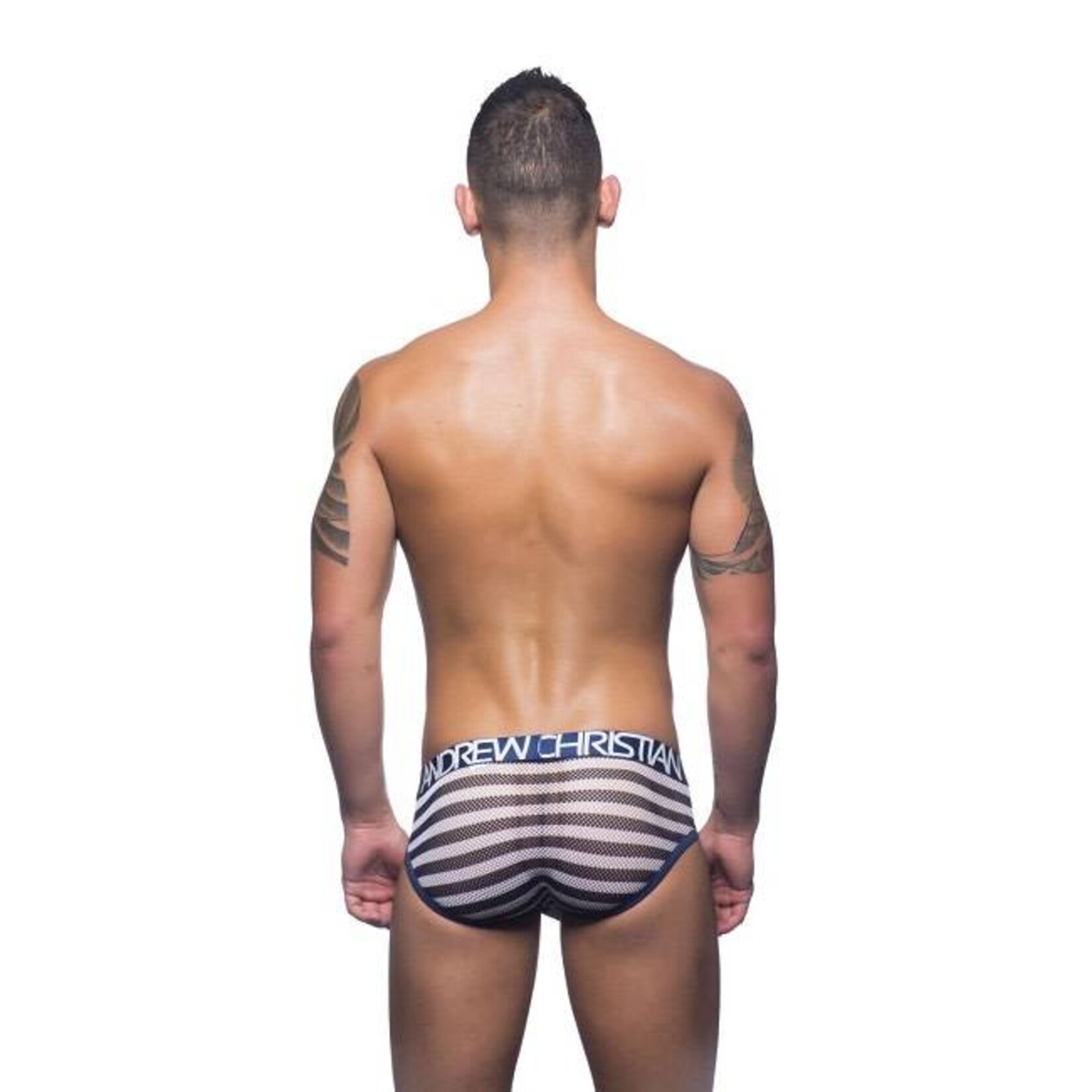 Andrew Christian Nautical Net Brief with Almost Naked
