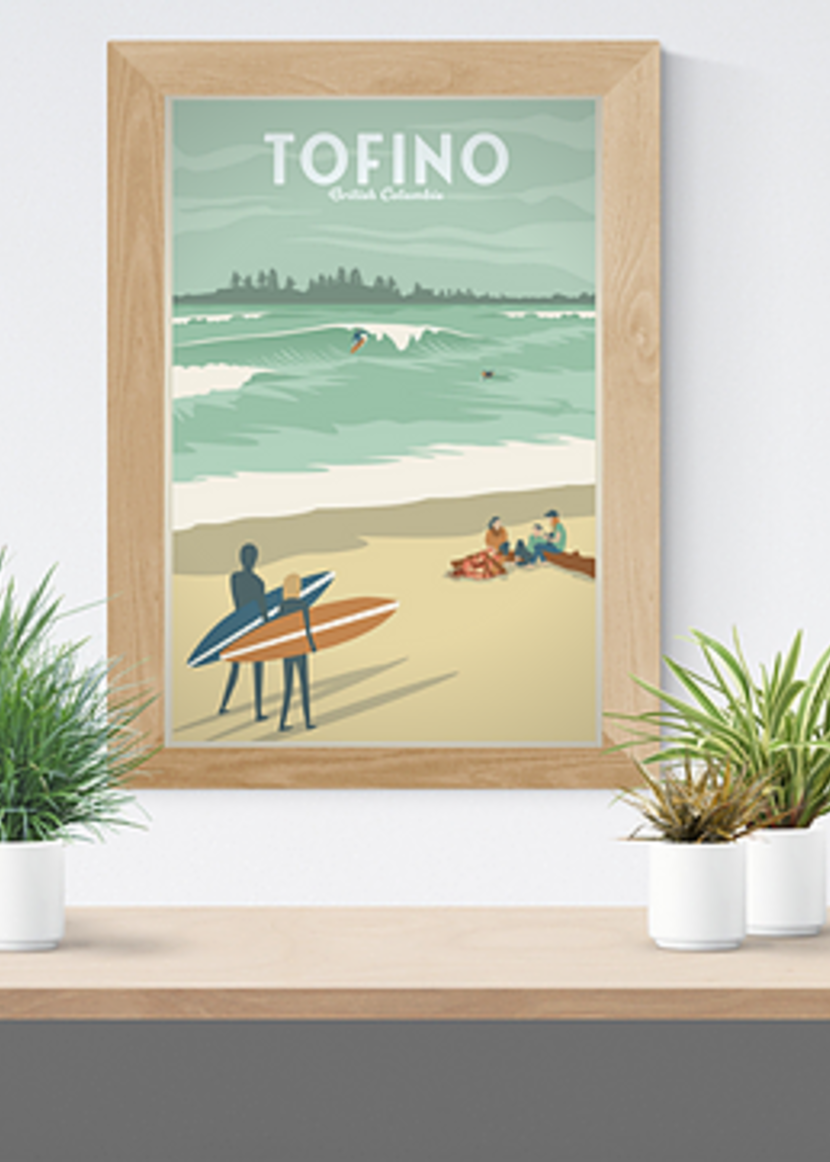 TripPoster Trip Poster - Tofino - Large print