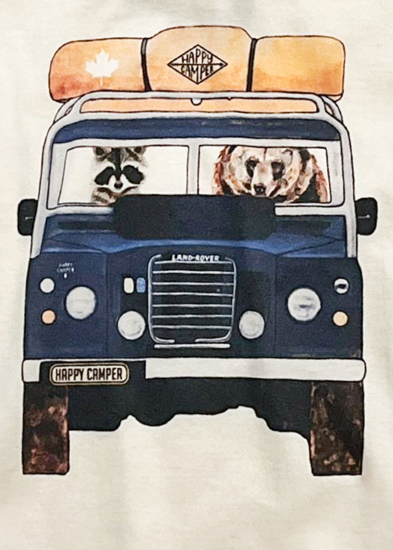 How Many T-shirts (DT) Migration - Raccoon + Bear Road Trip Tee Childrens