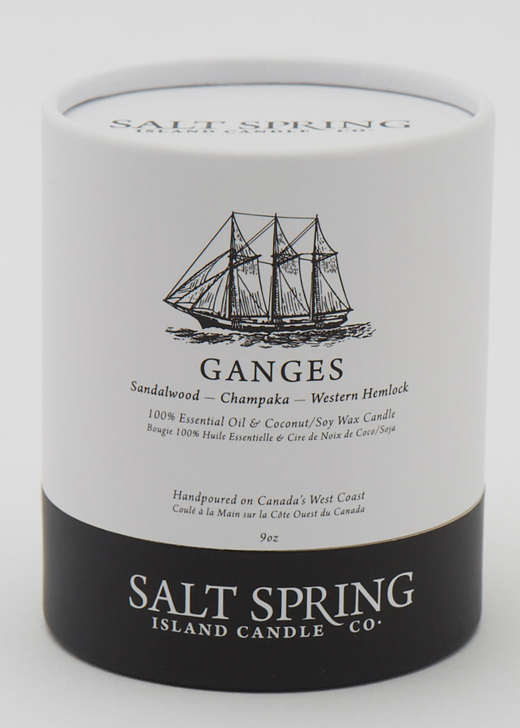 Salt Spring Island Candle Co. Salt Spring Island Co. Ganges 9 oz  Candle
