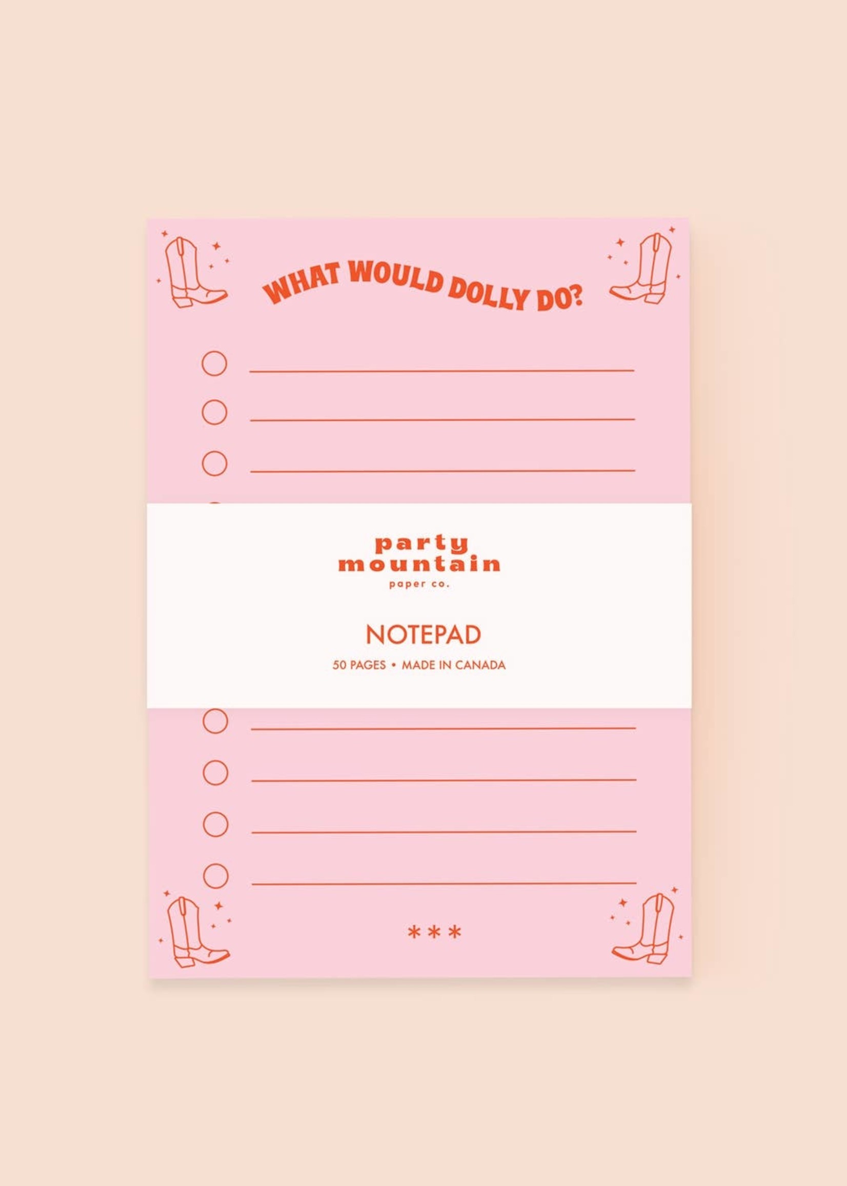 Party Mountain Paper co. Party Mountain Paper Co. Notepad
