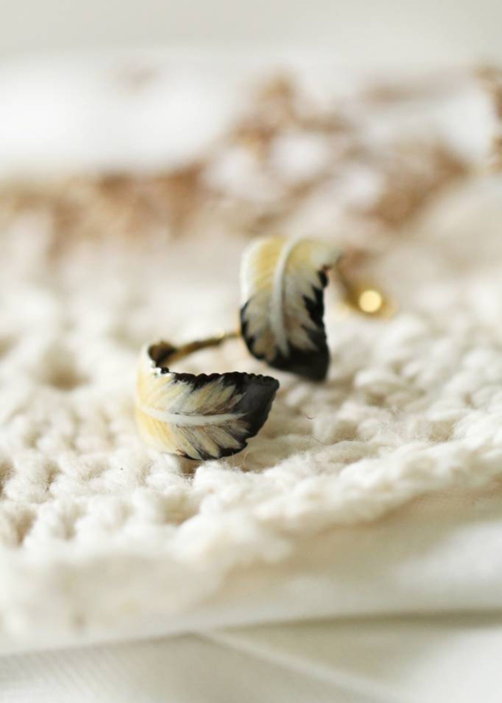 Defy (DT) Feather Painted Studs