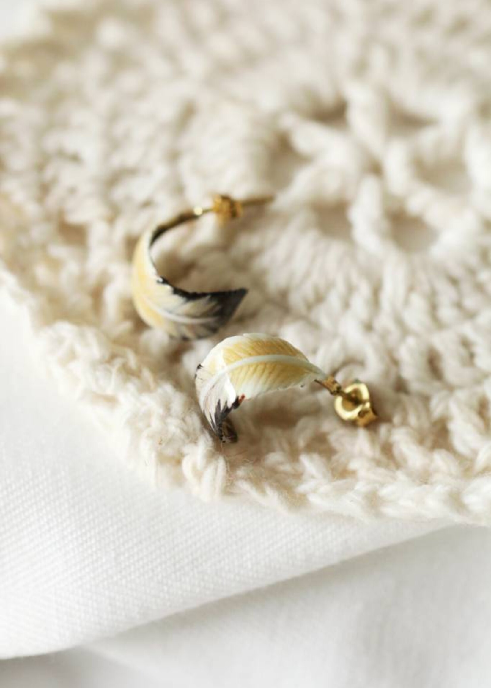 Defy (DT) Feather Painted Studs