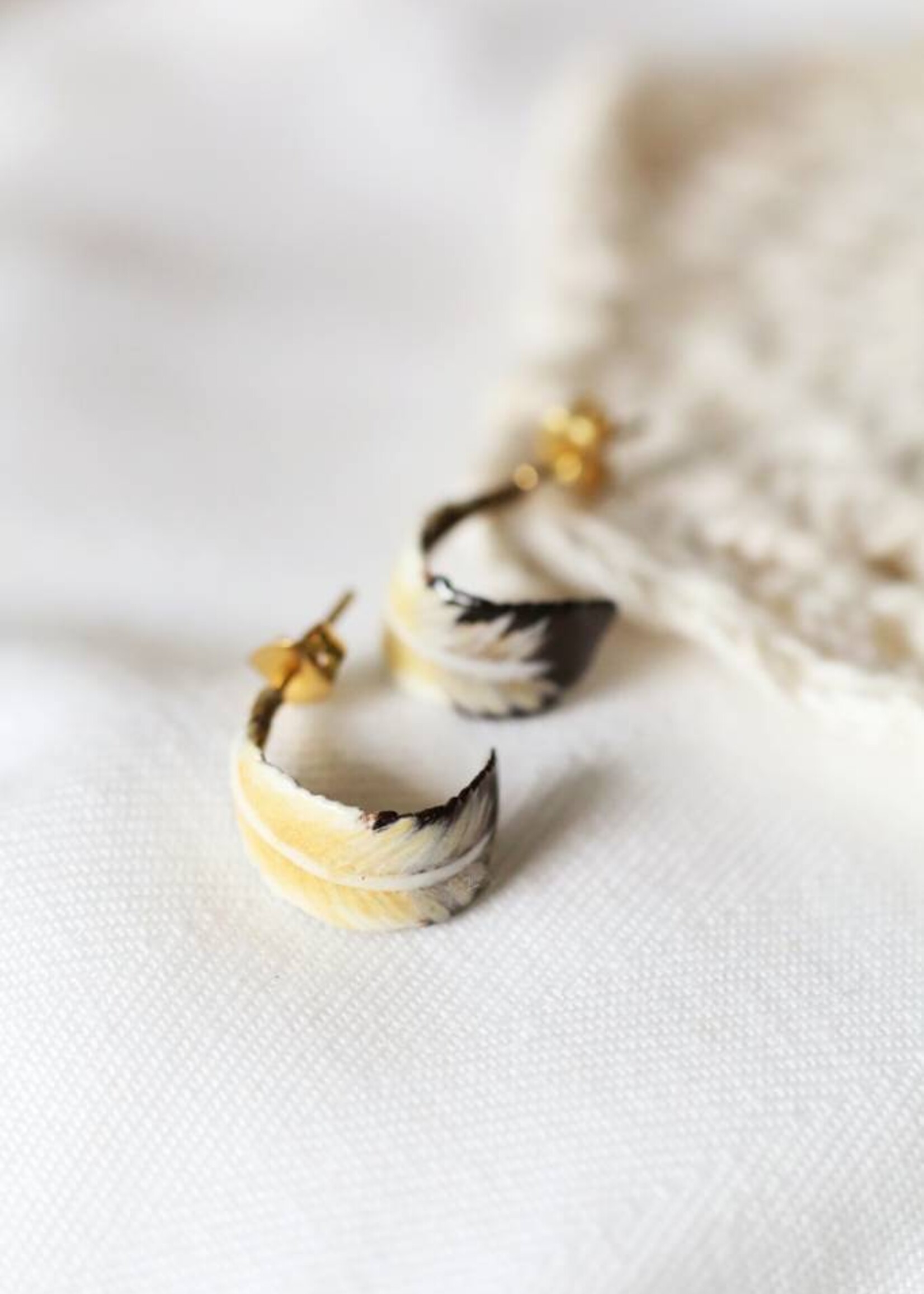 Defy (DT) Feather Painted Studs