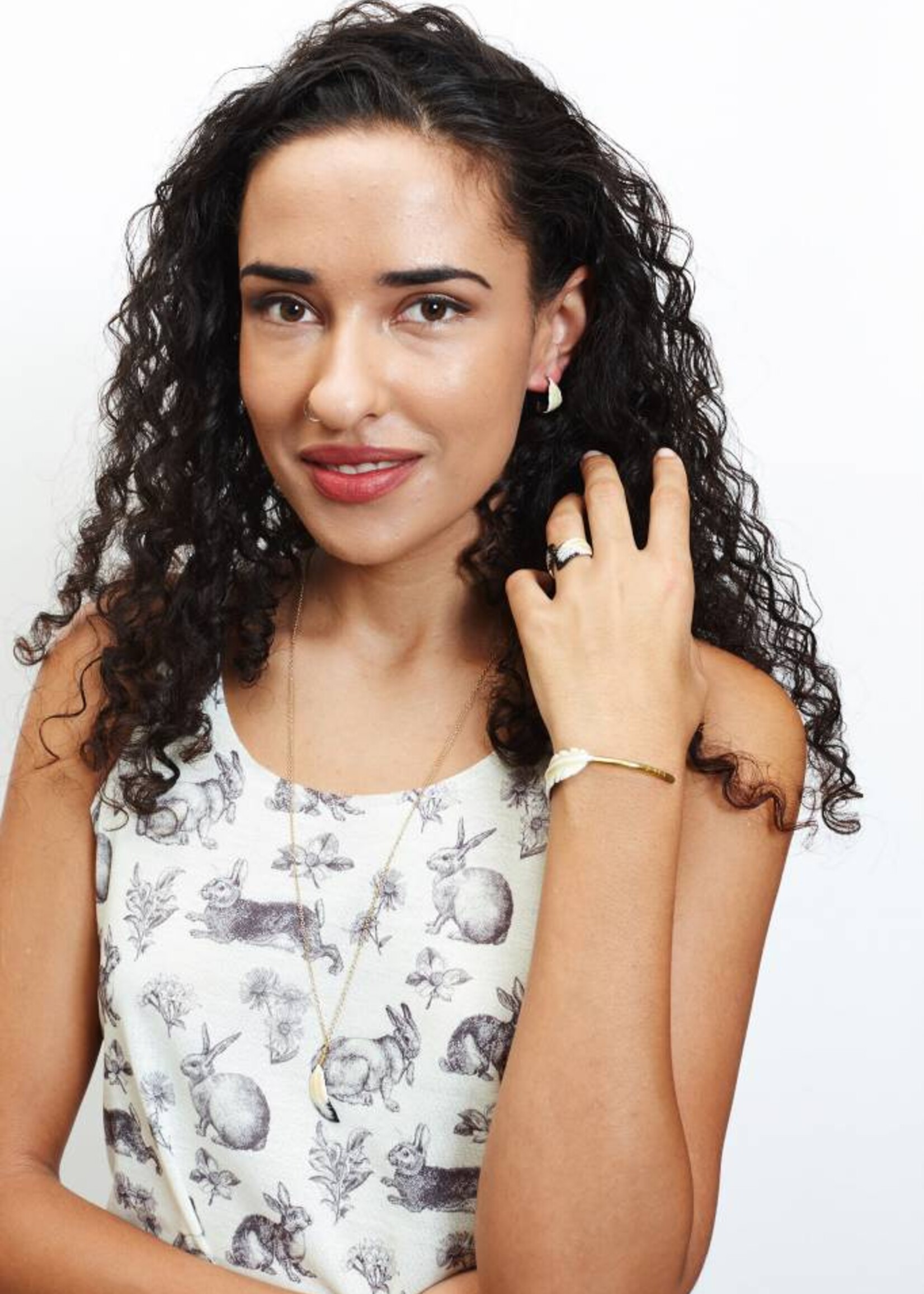 Defy (DT) Feather Painted Studs