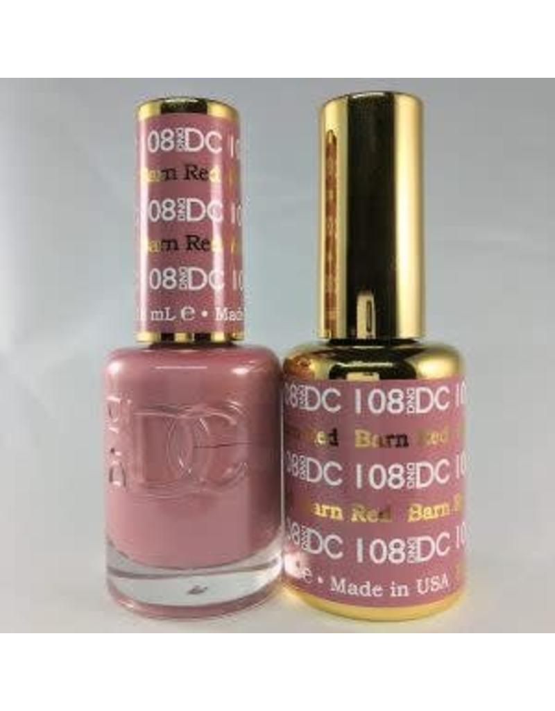 Dnd 108 Barn Red Dnd Dc Duo Gel Matching Color Jessica Nail