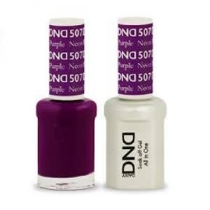 dnd duo gel neon purple