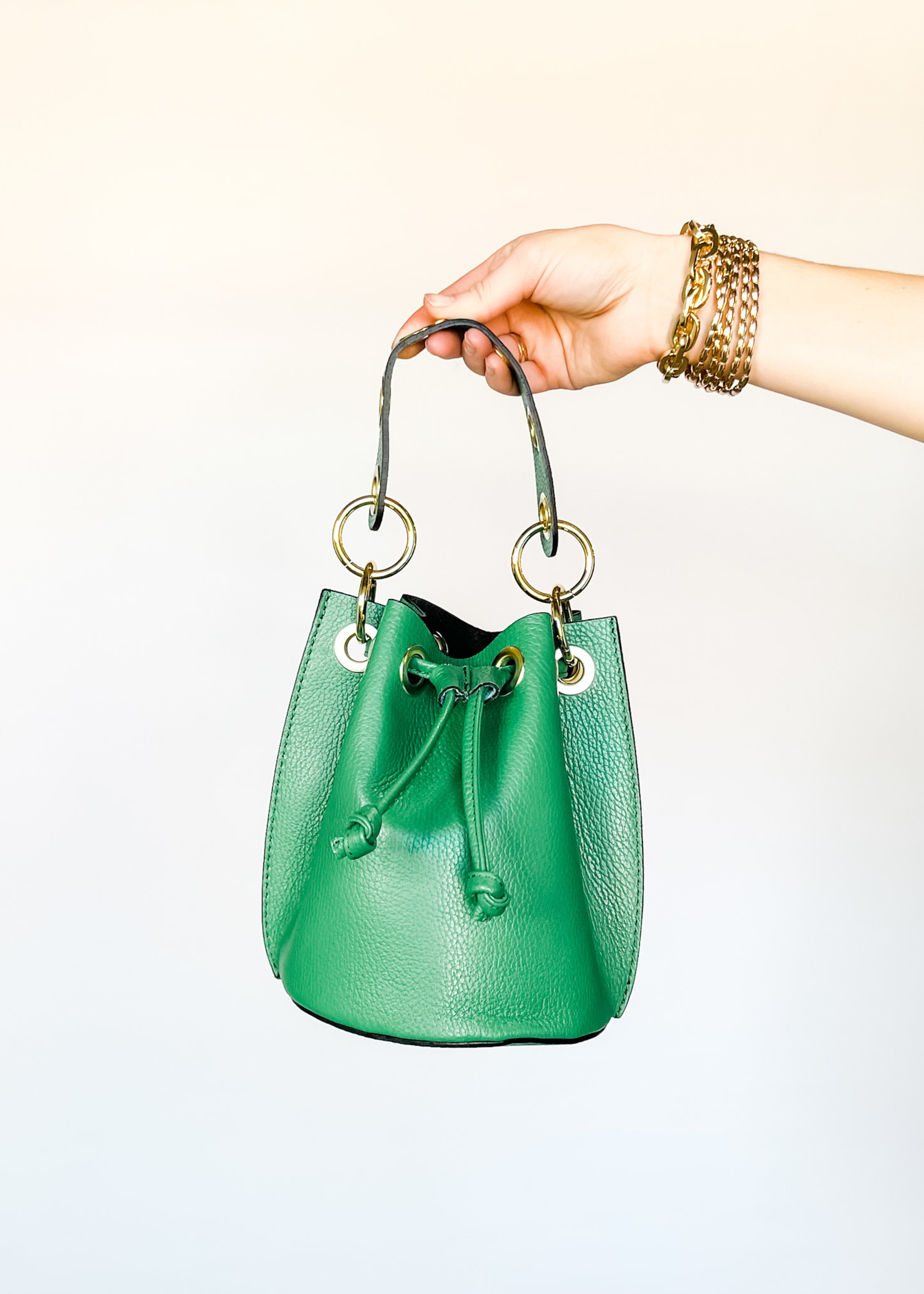 hula sue bucket bag - green