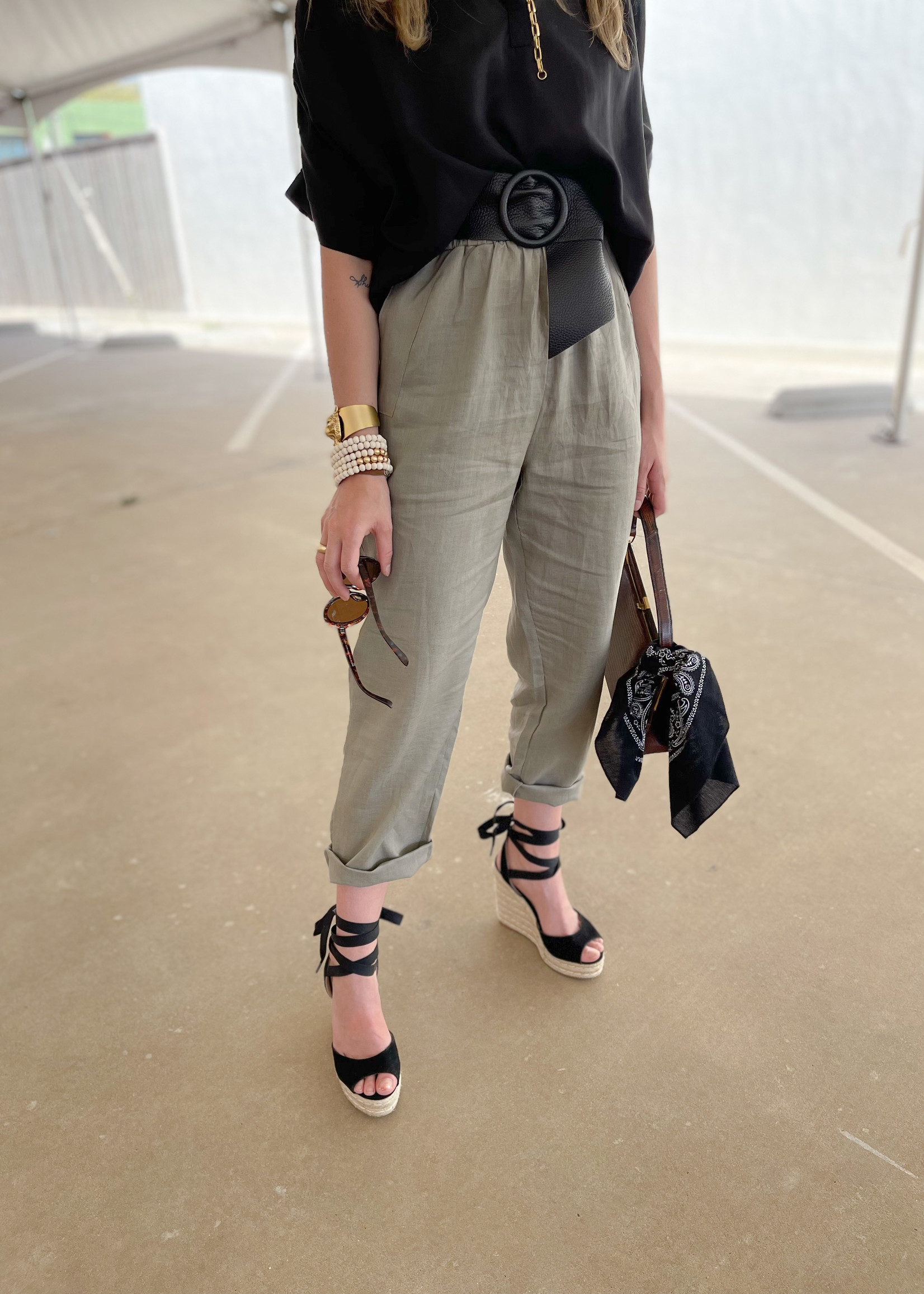 hula sue madison linen pant