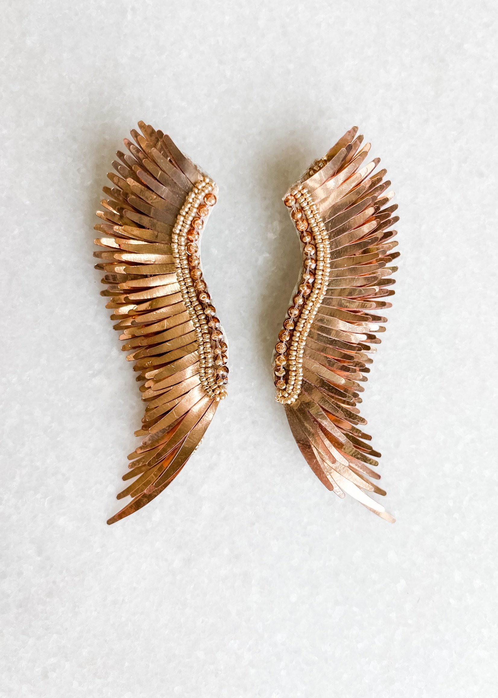 hula sue madeline earrings - rose gold