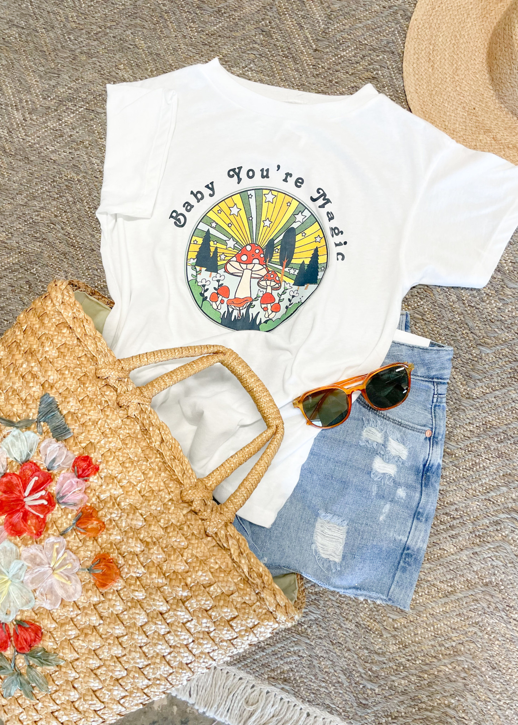 hula sue baby you're magic tee