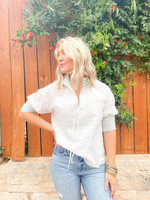 hula sue lomandra top - white