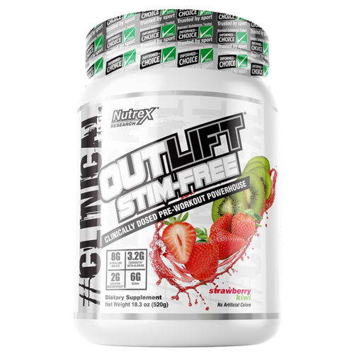 Nutrex Outlift Stim Free Strawberry Kiwi 20 servings Nutrex Outlift Stim Free Strawberry Kiwi 20 servings