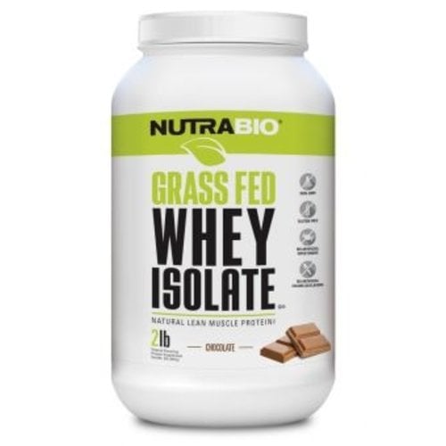 Nutrabio Grass Fed Whey Protein Isolate (2lb)