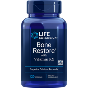 Life Extension Bone Restore with Vitamin K2 120 caps