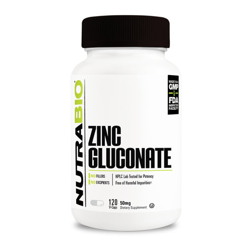 Nutrabio Zinc Gluconate - 50mg Nutrabio Zinc Gluconate - 50mg