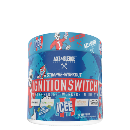 Axe & Sledge IGNITION SWITCH // PRE-STIM - ICEE® BLUE RASPBERRY Axe & Sledge IGNITION SWITCH // PRE-STIM - ICEE® BLUE RASPBERRY