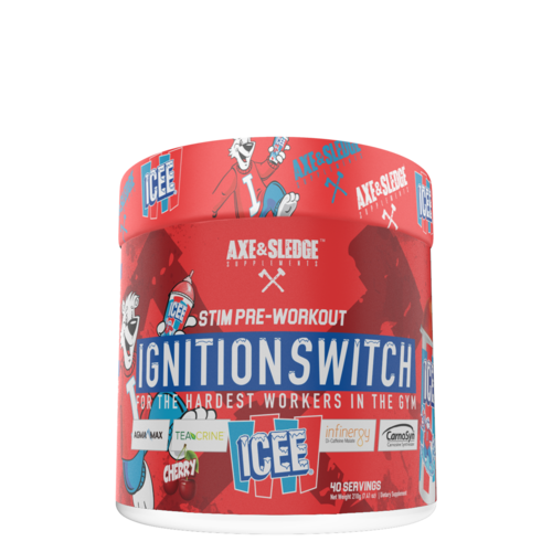 Axe & Sledge IGNITION SWITCH // PRE-STIM - ICEE® CHERRY Axe & Sledge IGNITION SWITCH // PRE-STIM - ICEE® CHERRY