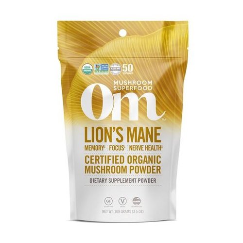 Om Mushroom Superfood Lion's Mane Organic Mushroom Superfood Powder Om Mushroom Superfood Lion's Mane Organic Mushroom Superfood Powder