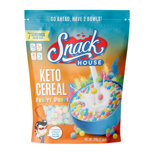 Snack House Foods Snack House Puffs Keto Cereal 7 serving Snack House Foods Snack House Puffs Keto Cereal 7 serving