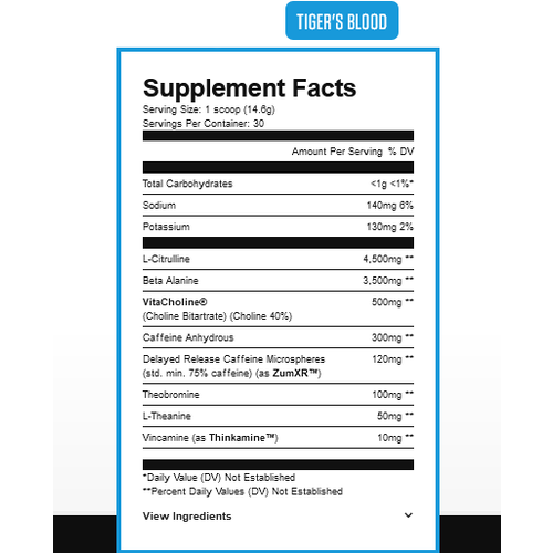 Ryse Supplements Ryse Loaded High-Stim Pre-Workout