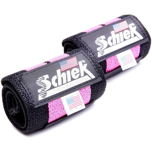 Schiek Schiek Pink Line Wrist Wraps Schiek Schiek Pink Line Wrist Wraps