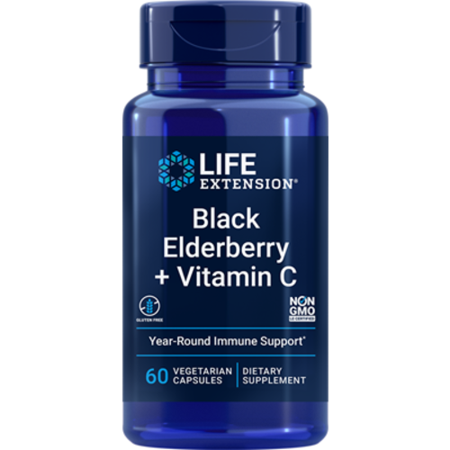 Life Extension Black Elderberry + Vitamin C Life Extension Black Elderberry + Vitamin C