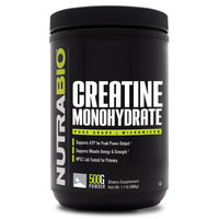 Nutrabio Creatine Monohydrate Powder 500 Grams