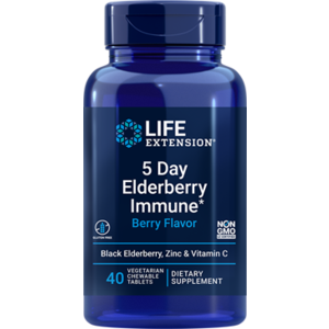 Life Extension 5 Day Elderberry Immune Chewable
