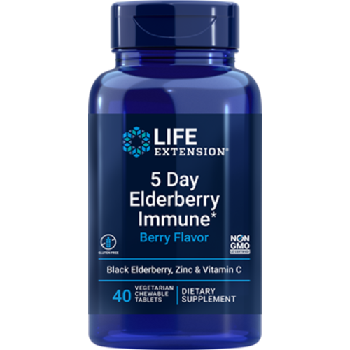 Life Extension 5 Day Elderberry Immune Chewable Life Extension 5 Day Elderberry Immune Chewable