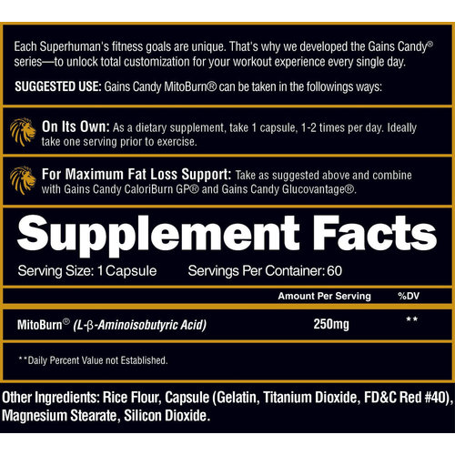 Alpha Lion GAINS CANDY™ MITOBURN™ FAT LOSS AMPLIFIER