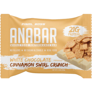 Anabar Anabar Whole Food Performance Bar - White Chocolate Cinnamon Swirl Crunch