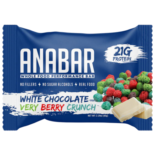 Anabar Anabar Whole Food Performance Bar -  White Chocolate Very Berry Crunch