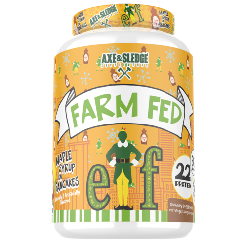 Axe & Sledge Farm Fed Elf // Grass-Fed Whey Protein Isolate - Maple Syrup on Pancakes Axe & Sledge Farm Fed Elf // Grass-Fed Whey Protein Isolate - Maple Syrup on Pancakes