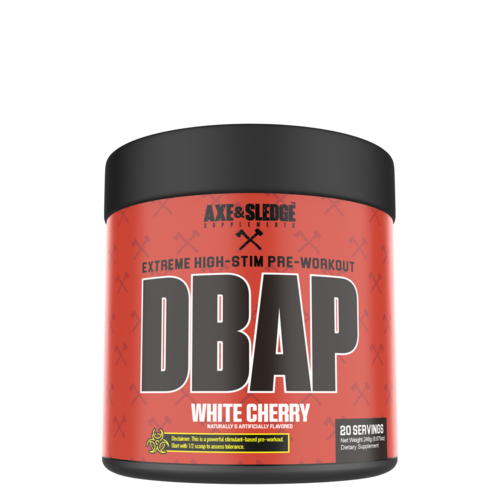 Axe & Sledge DBAP Extreme High-Stim Pre-Workout - White Cherry