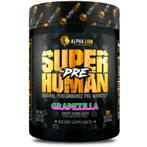 Alpha Lion Superhuman Preworkout - Grapezilla (Grape Bubblegum)