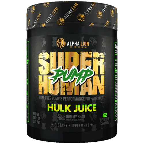 Alpha Lion Superhuman Pump - Hulk Juice (Sour Gummy Bear)