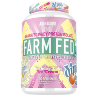 Dippin Dots FARM FED PROTEIN // Grass-Fed Whey Protein Isolate Birthday Cake Ice Cream