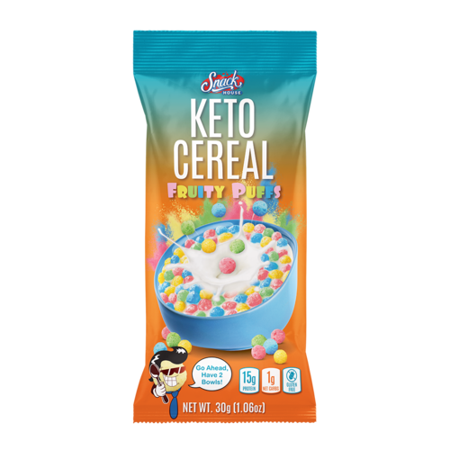 Snack House Foods Snack House Puffs Keto Cereal single serving