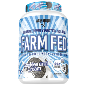 Axe & Sledge FARM FED // Grass-Fed Whey Protein Isolate - Cookies and Cream