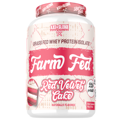 Axe & Sledge FARM FED // Grass-Fed Whey Protein Isolate - Red Velvet