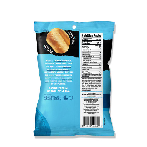 Wilde  Brands Wilde Protein Chips 1.34oz - Sea Salt & Vinegar