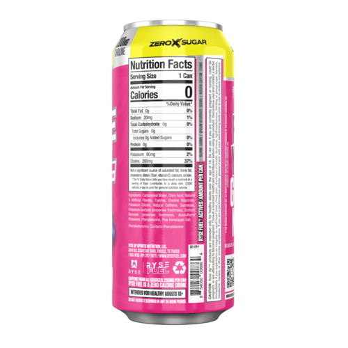 RYSE Fuel RYSE Fuel™ Energy Drink - Ring Pop® Berry Blast