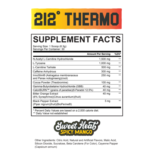 Axe & Sledge 212° Thermo // Powdered Fat Burner - Sweet Heat Spicy Mango