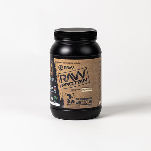 Raw Nutrition Raw Grass Fed Whey Isolate Protein 25 Servings - Vanilla