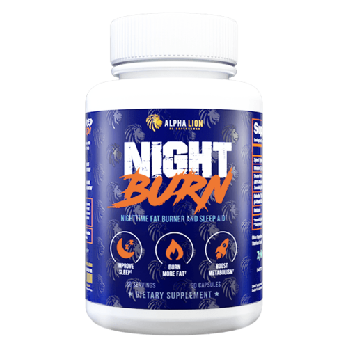 Alpha Lion Superhuman Night Burn - Night Time Sleep Aid Alpha Lion Superhuman Night Burn - Night Time Sleep Aid